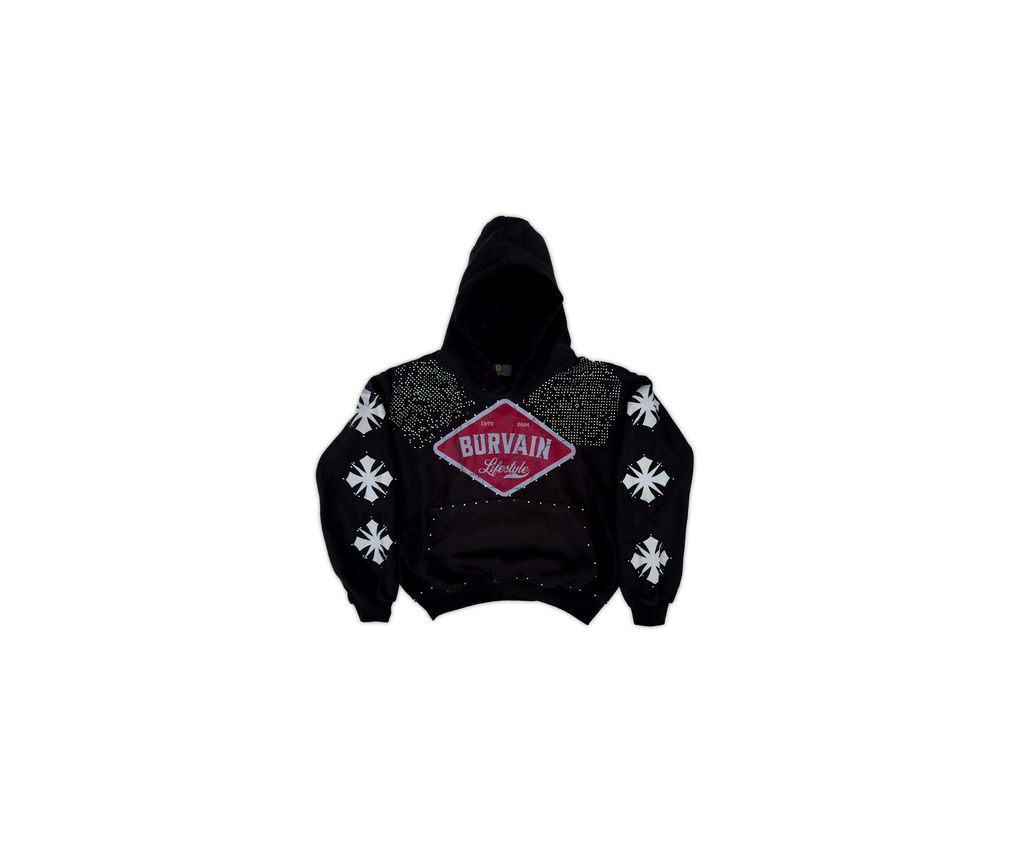 Burvain Noir Hoodie