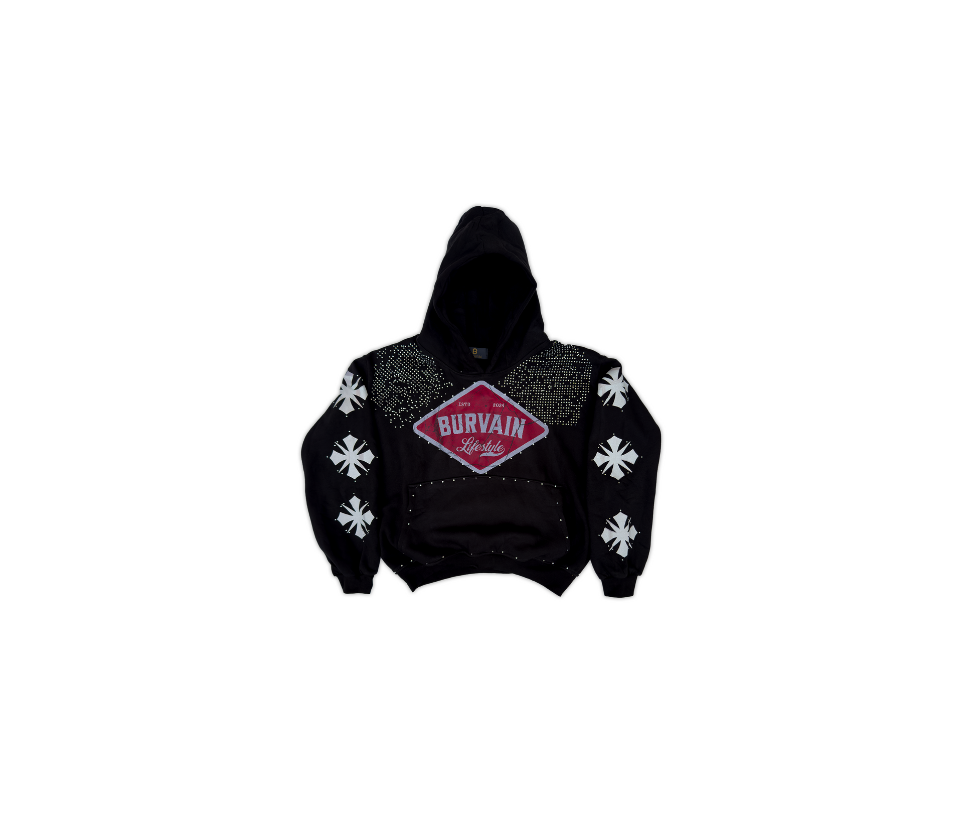 Burvain Noir Hoodie