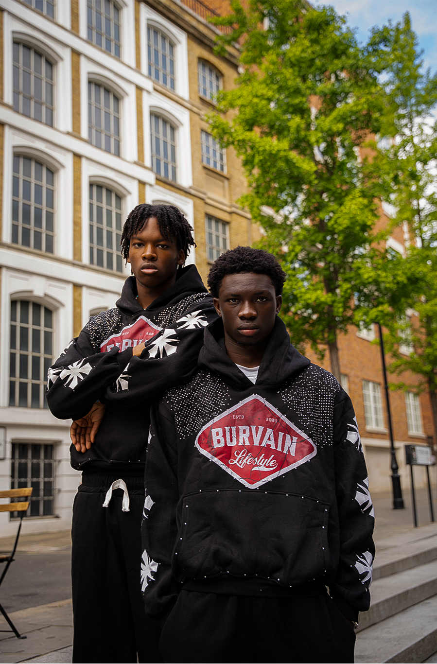 Burvain Noir Hoodie